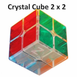 安心の保証付き 正規販売店 クリスタル スピードキューブ シリーズ 透明キューブ （2x2キューブ） crystal cube 2x2 (Z - CUBE)