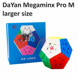 安心の保証付き 正規販売店 DaYan Megaminx Pro M larger size ダヤン メガミンクス プロ 磁石搭載 大き目サイズ