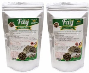 【2個セット】 Fay Hedgehog Food (フェイ ハリネズミフード) 500g ×2　ハリネズミ用 フード ふらつき症候群の予防 歯周病予防 Tiny Tot