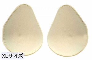 Micopuella シリコンバスト 人工乳房 専用 保護カバー 保護袋 2個セット 胸パッド 水滴型 (XL)