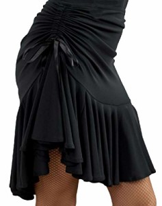 社交ダンス スカート ドレス 衣装 ラテン ダンス インナー パンツ 付き 練習 レッスン ブラック レディース ストレッチ 動きやすい