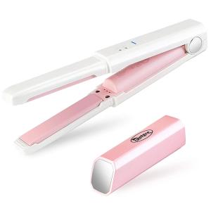 コードレス ヘアアイロン 2way ストレートアイロン ミニ Usb 充電式タイニー ト モバイルバッテリー ワイヤレス ヘア アイロン ピンクの通販はau Wowma ワウマ プラネットアース 商品ロットナンバー