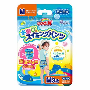 3袋セット パンツ Mサイズ グーン スイミングパンツ  7~12kg  男の子用 5枚ｘ3袋　合計15枚セット AO-KNTN