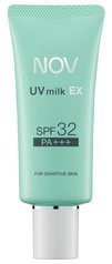 NOV ノブ UVミルクEX 35g  SPF32/PA+++ 日焼け止め  敏感肌 低刺激用 ノエビア　ポスト投函