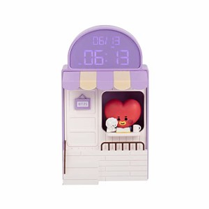 ソロモン商事 BT21 WEB先行販売 カフェ時計 (TATA) CAFE CLOCK BT21-RDC-CF-TT 卓上時計 時計 ランプ ライト