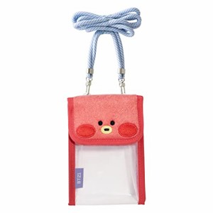 BT21 minini PVCバッグ PVC BAG 透明バッグ 透明ポーチ pvcポーチ スマホポーチ ポシェット スマホショルダー ミニショルダー ショルダー