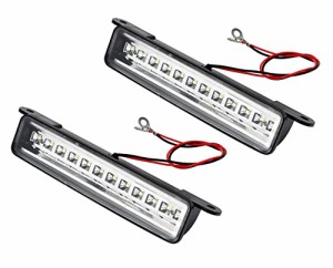 ナンバー灯 2セット 12LED ジムニー 汎用 移動用 ライセンスランプ JB23 JA11 JA12 SJ30 JA22