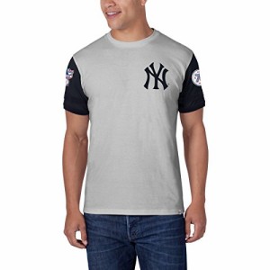 47(フォーティーセブン) Tシャツ Yankees (ヤンキース) Veterans (ベテラン) APP00561 グレー × ネイビー