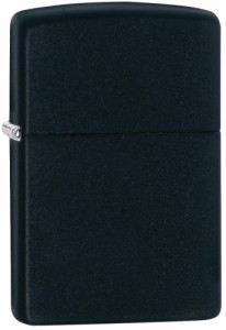 ZIPPO ジッポー 218 Black Matte ブラックマット つや消し FULL SIZE ZIPPO LIGHTER ジッポライター [並行輸入品]