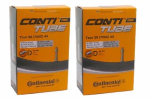 2本セット コンチネンタル Continental Tour 28 All チューブ 700x32/47c(32-622/47-622) 英式40mmバルブ [並行輸入品]