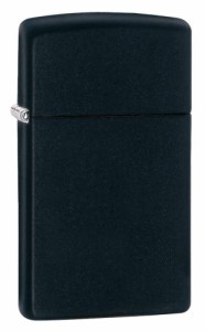 ZIPPO ジッポー 1618 Black Matte ブラックマット つや消し SLIM SIZE スリム ZIPPO LIGHTER ジッポライター [並行輸入品]