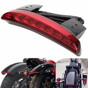 バイク オートバイ LED テール ランプ ストップ ブレーキ ハーレー XL883 XL1200 社外品 汎用 (レッド)