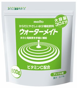 介護食 介護飲料 ウォーターメイト 600g アップル味 水分補給 スポーツドリンク 粉末 大容量 ドリンク 名糖産業