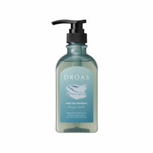 [2023年夏限定] DROAS ドロアス | シャンプー 【クールクレイ】 400ml ヘアケア 泥 クレイ 泥シャンプー 保湿 吸着 地肌スパ