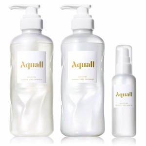 Aquall アクオル | シャンプー トリートメント ヘアオイル 3点 セット 【クリスタルエディション】 保湿 保修 メンズ レディース