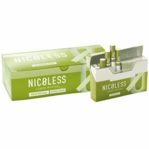 NICOLESS ニコレス レモンメンソール 1カートン(10箱入り) 茶葉 ヒートスティック ニコチンなし 減煙 加熱式たばこ