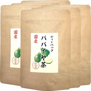 パパイヤ茶 ティーバッグ 宮崎県産 ノンカフェイン 18g（1.5g×12p） 国産100%  【6袋セット】