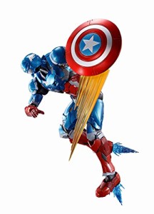 S.H.フィギュアーツ キャプテン・アメリカ (テック・オン アベンジャーズ) 約155mm PVC&ABS＆ダイキャスト製 塗装済み可動フィギュア