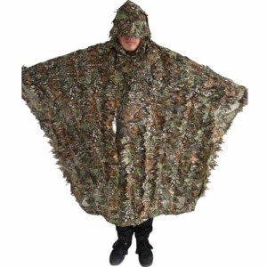 ギリースーツ サバゲー ギリー ghillie suits ウッドランド森林迷彩 Hunting Suit ステルス カモフラージュ フード カモ岬