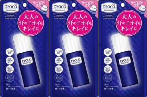 3セット デオコ 薬用デオドラント ロールオン 制汗剤 ロート製薬 30ml 2321-3