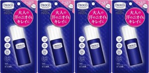 4セット デオコ 薬用デオドラント ロールオン 制汗剤 ロート製薬 30ml 2321-4