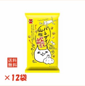 岩塚製菓 バンザイ山椒 にんにく山椒風味 70g×12袋 ※賞味期限:2024年7月18日