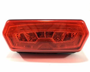 ホンダ 用 LED ウインカー 付き テール ランプ スモール ブレーキ ライト レッド レンズ グロム MSX125 CBR650F CTX700 等 バイク カスタ