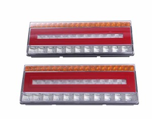 24V LED テール ランプ シーケンシャル 流れる ウインカー ライト 左右 セット スモール ブレーキ トラック トレーラー ダンプ デコトラ 