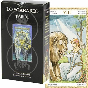 タロットカード 78枚 ライダー版 マルセイユ トート タロット占い 【ロ・スカラベオ タロット　Lo Scarabeo Tarot 】日本語解説書付き　[