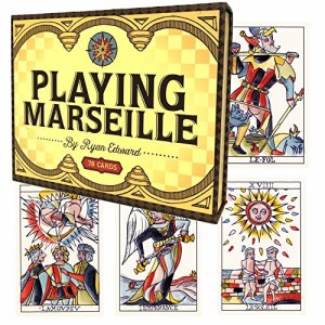 タロットカード 78枚 マルセイユ版 タロット占い 【プレイング マルセイユ　Playing Marseille 】日本語解説書付き　[正規品]