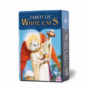 タロットカード 78枚 ウェイト版 ミニチュア タロット占い 【 ホワイトキャッツ・タロット ミニ　Tarot Of White Cats MINI 】日本語解説