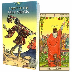 タロットカード 78枚 ウェイト版 タロット占い 【 タロット オブ ザ ニュービジョン　Tarot of The New Vision 】日本語解説書付き　[正