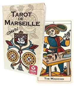 タロットカード 78枚 マルセイユ版 タロット占い 【 タロット・デ・マルセイユ コンバー　Tarot de Marseille Convos 】日本語解説書付き