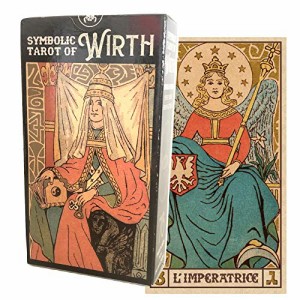 タロットカード 78枚 マルセイユ版 タロット占い 【 シンボリック タロット オブ ヴィルト　Symbolic Tarot of Wirth 】日本語解説書付き