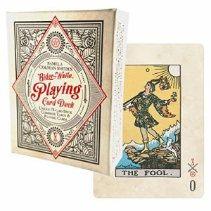 タロットカード ウェイト版 78枚 トランプ 【 ライダー・ウェイト プレイングカード　Rider-Waite Playing Card Deck 】日本語解説書付き