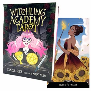 タロットカード 78枚 ウェイト版 タロット占い 【 ウィッチリング アカデミー タロット　Witchling Academy Tarot 】日本語解説書付き　[