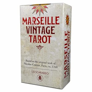 タロットカード 78枚 マルセイユ版 タロット占い 【 マルセイユ ビンテージ タロット　Marseille Vintage Tarot 】日本語解説書付き　[正