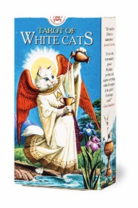 タロットカード 78枚 ウェイト版 タロット占い 【 ホワイトキャッツ・タロット　Tarot Of White Cats 】日本語解説書付き　[正規品]