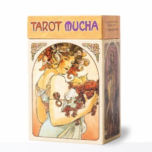 タロットカード 78枚 タロット占い イタリア製 【 タロット ミュシャ TAROT MUCHA】 日本語解説書付き　[正規品]