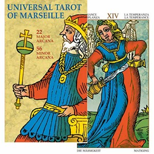 タロットカード 78枚 マルセイユ版 タロット占い 【ユニバーサル タロット オブ マルセイユ　Universal Tarot of Marseille 】日本語解説