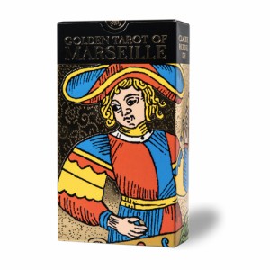 タロットカード 78枚 マルセイユ版 タロット占い 【 ゴールデン タロット オブ マルセイユ　Golden Tarot of Marseille 】日本語解説書付