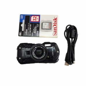 RICOH 防水デジタルカメラ RICOH WG-50 ブラック 防水14m耐ショック1.6m耐寒-10度 RICOH WG-50 BK 04571