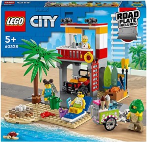 レゴ LEGO シティ ライフガード本部 60328 おもちゃ レゴブロック レゴシティ 建物 海 レスキュー おもちゃ ミニフィグ セット5歳以上