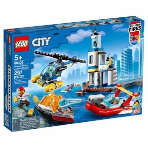 レゴ LEGO シティ ビーチポリスと消防隊 60308 レゴブロック レゴシティ 警察 消防車 レスキュー ヘリ ボート ミニフィグセット おもちゃ