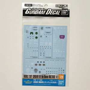 ガンダムデカール No.128 HG 1/144スケール 劇場版 機動戦士ガンダム00 ダブルオー 汎用？ ガンプラ デカール シール ガンダム