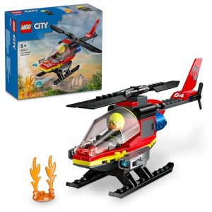 レゴ LEGO シティ 消防レスキューヘリコプター 60411 おもちゃ レゴブロック レゴシティ 5歳 ヘリコプター ミニフィグ セット