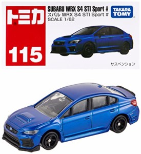 タカラトミー トミカ No.115 スバル WRX S4 STI Sport # 箱 ミニカー 車 おもちゃ 3歳以上 箱入り スポーツカー