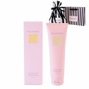 [ギフトラッピング済] (ピーチ・ジョン)PEACH JOHN ボムバストクリーム リッチ PJ BEAUTY ショップバッグ付