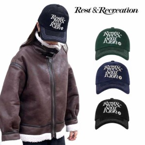 【REST&RECREATION】 RR STITCH BALL CAP レストアンドレクリエーション  CAP キャップ  レディース  ベースボール キャップ メンズ ユニ