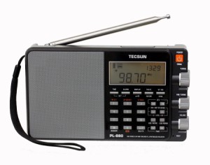 TECSUN PL-880 FM/LW/MW/SW SSB PLL短波ラジオ 3050局メモリー